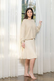 Vanilla Knit Skirt For Women