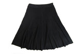 "Uptown" Black Knit Skirt
