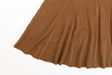 "Uptown" Toffee Knit Skirt