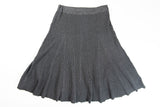 "Uptown" Charcoal Knit Skirt