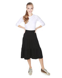 Black Ruffle Skirt For Teens Online