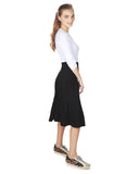"Market" Black Ruffle Skirt for Teens