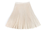 "Uptown" Vanilla Knit Skirt