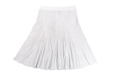 "Uptown" Winter White Knit Skirt